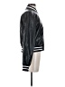 Aqua 100% Polyurethane Stripes Black Track Jacket Size XS - photo 4