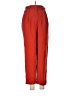 Due Per Due 100% Silk Red Silk Pants Size 8 - photo 1