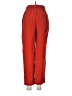 Due Per Due 100% Silk Red Silk Pants Size 8 - photo 2