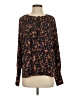 Ecru 100% Polyester Black Long Sleeve Blouse Size S - photo 1