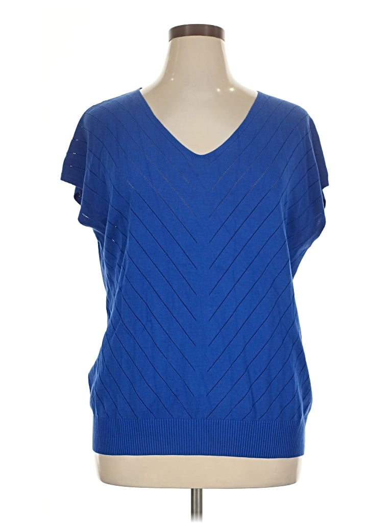 Pre-owned Miholl Sweater Vest In Blue