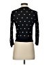 Halogen 100% Viscose Polka Dots Black Cardigan Size S - photo 2