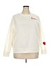 Bobbie Brooks 100% Polyester Hearts Ivory Sweatshirt Size 2X - photo 1