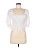 STAUD White 3/4 Sleeve Blouse Size 8 - photo 1