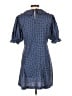Umgee 100% Polyester Polka Dots Blue Casual Dress Size L (estimated) - photo 2