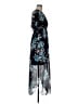 En Focus Studio 100% Polyester Floral Blue Cocktail Dress Size 8 - photo 4