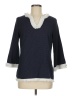 Sara Campbell Blue 3/4 Sleeve Top Size M - photo 1