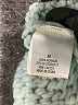Alya 100% Acrylic Color Block Teal Pullover Sweater Size M - photo 8