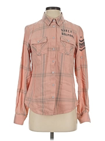 Harley Davidson Long Sleeve Button-Down Shirt (view 1)