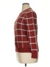 Ann Taylor Factory 100% Cotton Plaid Burgundy Pullover Sweater Size XL - photo 5