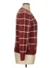Ann Taylor Factory 100% Cotton Plaid Burgundy Pullover Sweater Size XL - photo 4