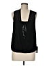 Adrianna Papell 100% Polyester Black Sleeveless Blouse Size M - photo 1