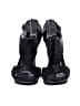 Glint 100% Leather Black Sandals Size 8 - photo 2