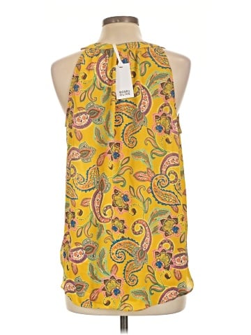 Rose + Olive Sleeveless Blouse (view 2)