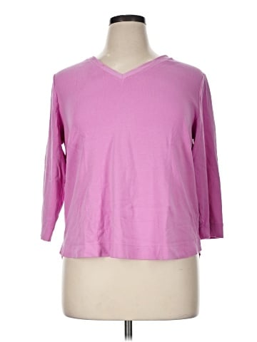 Chico's 3/4 Sleeve T-Shirt (view 1)