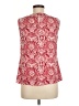 Talbots 100% Polyester Red Sleeveless Blouse Size 6 - photo 2