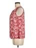 Talbots 100% Polyester Red Sleeveless Blouse Size 6 - photo 5