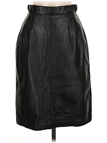 Lord & Taylor Leather Skirt (view 1)