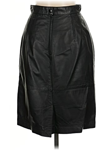 Lord & Taylor Leather Skirt (view 2)
