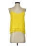 Parker 100% Silk Yellow Sleeveless Silk Top Size S - photo 1