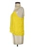 Parker 100% Silk Yellow Sleeveless Silk Top Size S - photo 5