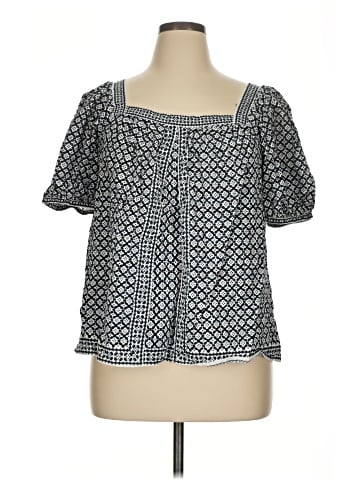 Max Studio Short Sleeve Blouse (view 1)
