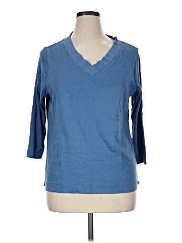 Chico's 3/4 Sleeve T-Shirt (view 1)
