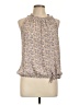 Sienna Sky 100% Polyester Tan Sleeveless Blouse Size L - photo 1