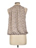 Sienna Sky 100% Polyester Tan Sleeveless Blouse Size L - photo 2