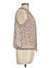 Sienna Sky 100% Polyester Tan Sleeveless Blouse Size L - photo 4