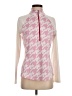 JoFit Houndstooth Pink Pullover Sweater Size S - photo 1