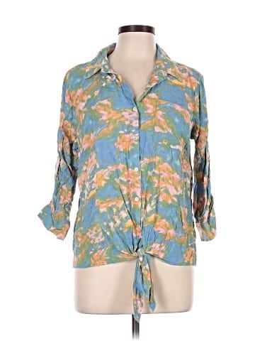 Intro 3/4 Sleeve Button-Down Shirt (view 1)