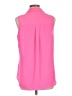 Express 100% Polyester Pink Sleeveless Blouse Size L - photo 2