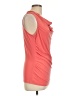 Tangerine Orange Sleeveless Blouse Size L - photo 4
