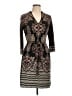 DM Collection Paisley Black Casual Dress Size 10 - photo 1