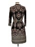 DM Collection Paisley Black Casual Dress Size 10 - photo 2