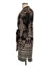 DM Collection Paisley Black Casual Dress Size 10 - photo 5