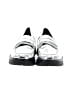 Nine West Graphic Silver Flats Size 9 - photo 2