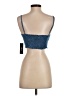 Lulus Blue Sleeveless Top Size S - photo 2
