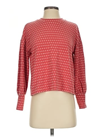 Madewell Floral Jacquard Puff-Sleeve Top (view 1)