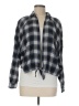 BDG Plaid Gray Long Sleeve Blouse Size M - photo 1
