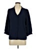 CeCe Blue 3/4 Sleeve Blouse Size L - photo 1