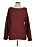 Listicle Solid Burgundy Pullover Sweater Size M - photo 1