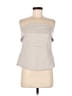 LOFT Versa Tan Sleeveless Blouse Size 6 - photo 1