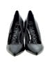 Calvin Klein Snake Print Black Heels Size 6 1/2 - photo 2