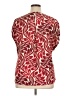 Next Red Short Sleeve Blouse Size 14 - photo 2