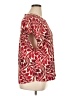 Next Red Short Sleeve Blouse Size 14 - photo 4