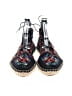 Tory Burch Tropical Black Flats Size 7 - photo 2
