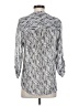Maurices 100% Polyester Silver 3/4 Sleeve Blouse Size S - photo 2