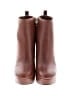 Vince Camuto 100% Leather Brown Ankle Boots Size 7 1/2 - photo 2